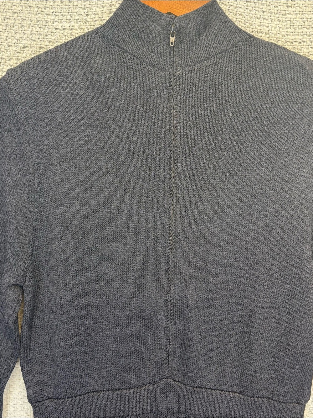 Vtg St John Knit Jumpsuit Black Size 8 Mock Turtleneck Classic Quiet Luxury EUC - Picture 6 of 12